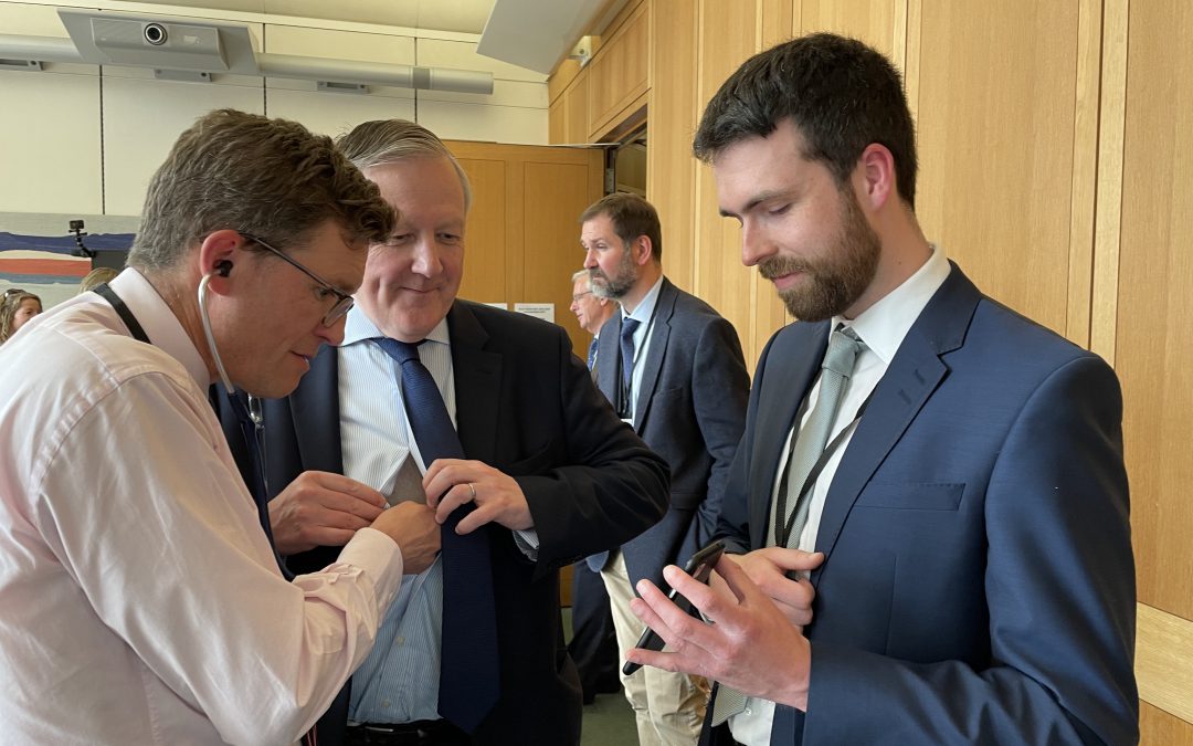 Intelligent stethoscope demonstrated at Heart Valve Voice Westminster event
